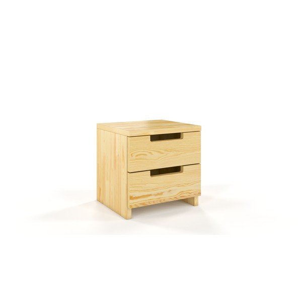 Comodino in legno di pino con 2 cassetti SKANDICA Spectrum - Skandica-image-2