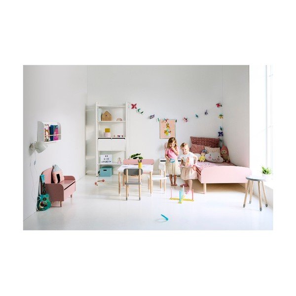 Sedia bianca per bambini Dots - Flexa-image-1