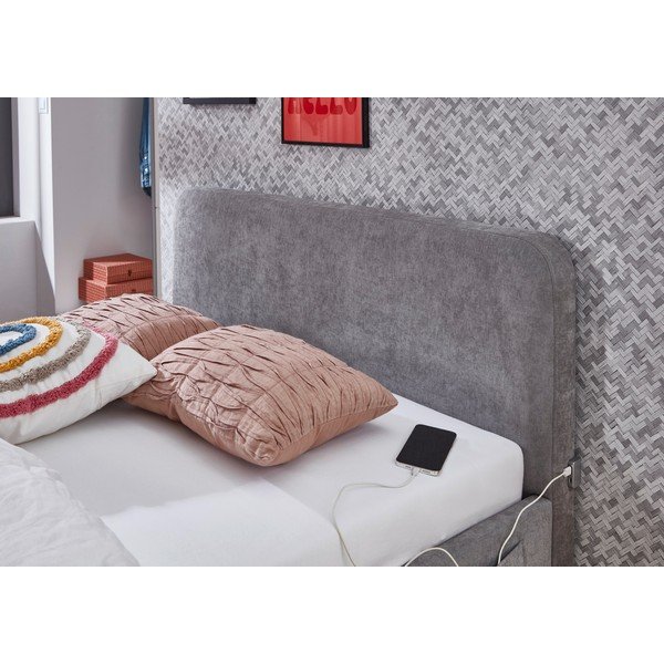 Letto da bambini grigio rete non inclusa 120x200 cm Cosy – Meise Möbel-image-2