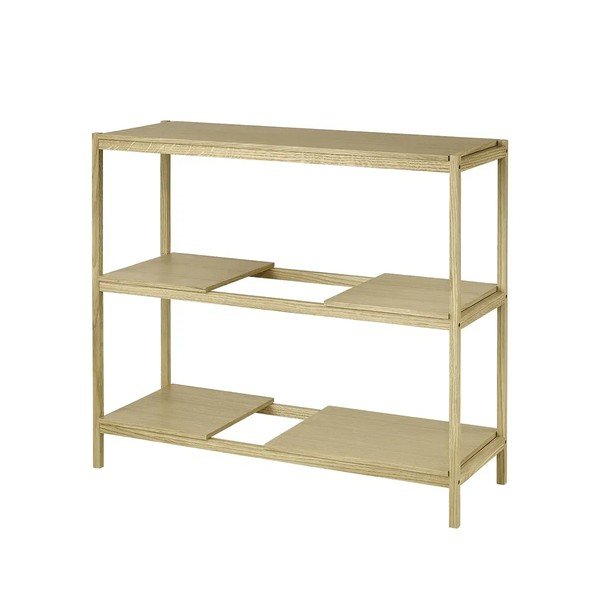 Scaffale di colore naturale con effetto rovere 105x92x40 cm Sukoya – Blomus-image-2