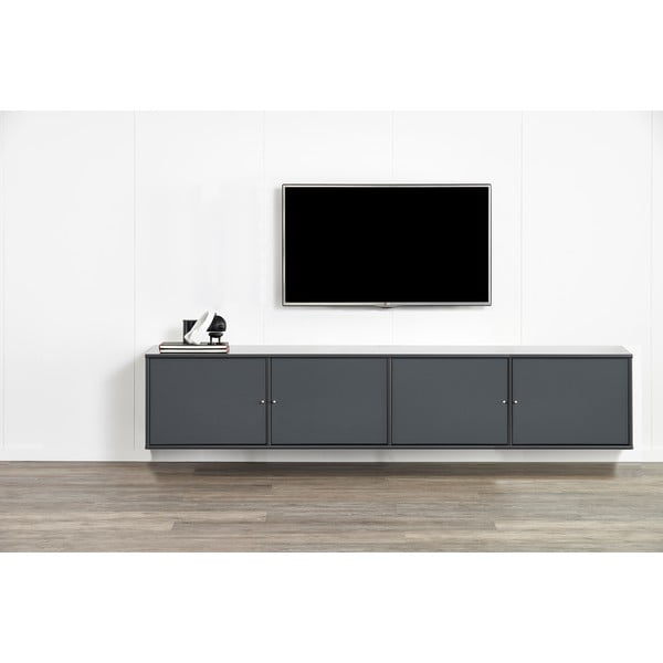 Cassettiera TV grigio antracite 233 Mistral - Hammel Furniture-image-1