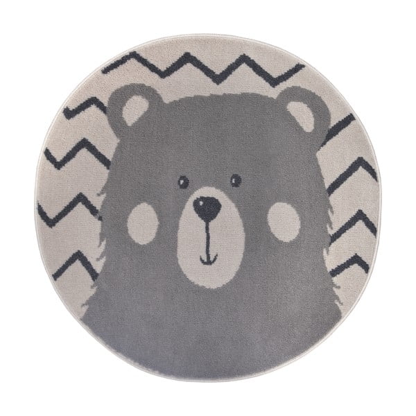 Tappeto grigio per bambini ø 140 cm Bear - Hanse Home