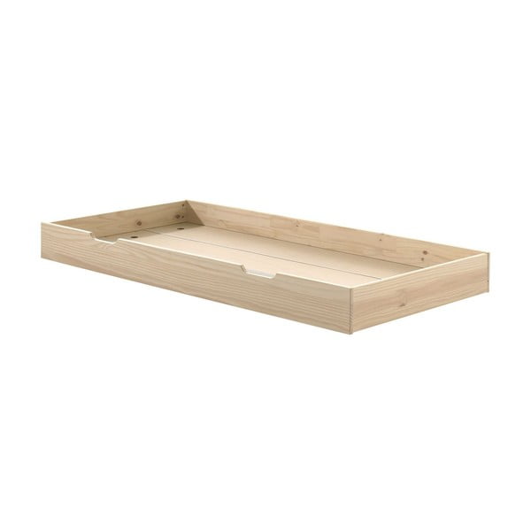 Cassetto sotto il letto per bambini 90x200 cm in colore naturale Fritz - Vipack