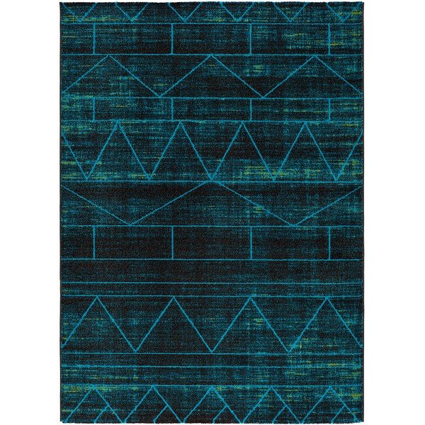 Tappeto blu Blu neon, 140 x 200 cm - Universal