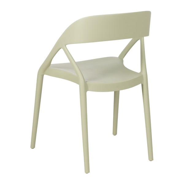 Set di 2 sedie da pranzo verde chiaro in plastica - Ixia-image-4