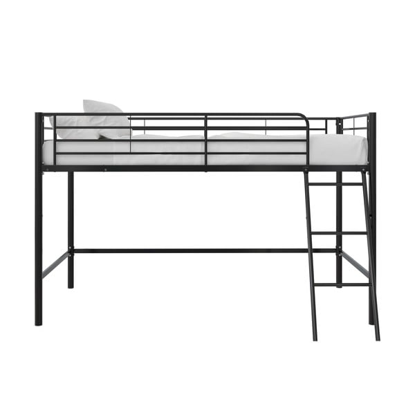 Letto nero rialzato per bambini 90x200 cm Jodie - Støraa-image-3