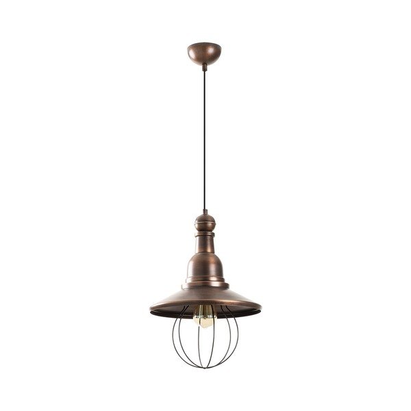 Lampada a sospensione in metallo nero in rame Opviq luci Dariea - Opviq lights