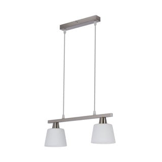 Lampada da soffitto bianca con paralume in vetro 40x11 cm Hybryda - Candellux Lighting