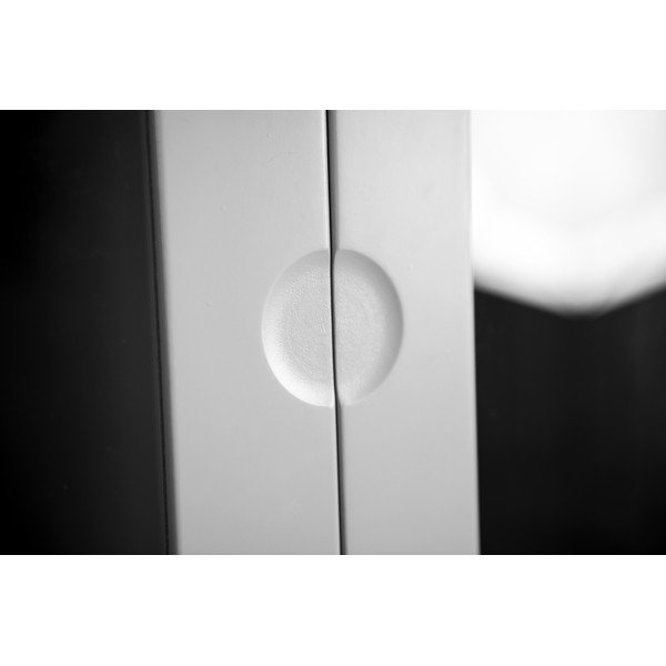 Vetrina bianca con gambe in rovere, altezza 175 cm Dot - Tenzo-image-4