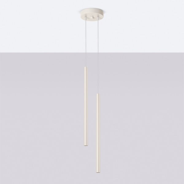 Lampadario color crema ø 15 cm Fideus – Sollux-image-2