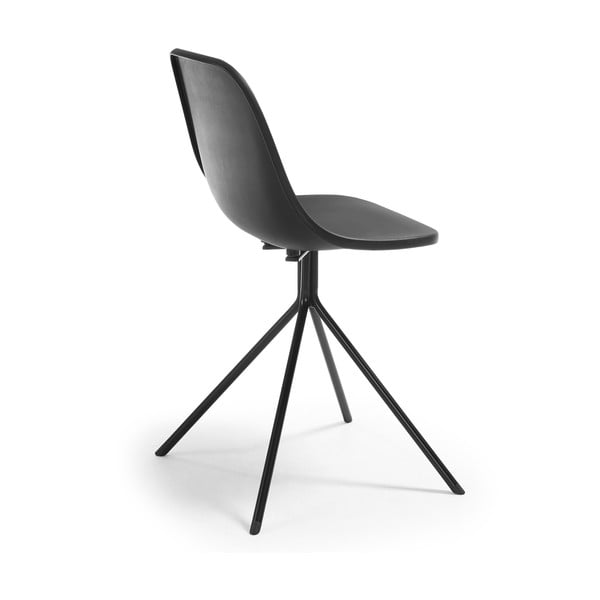 Set di 2 sedie da pranzo nere Menta - La Forma-image-3