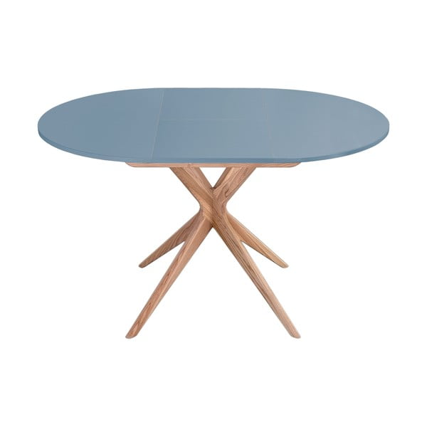 Tavolo da pranzo rotondo allungabile con estensione ø 90 cm Jubi – Ragaba-image-1