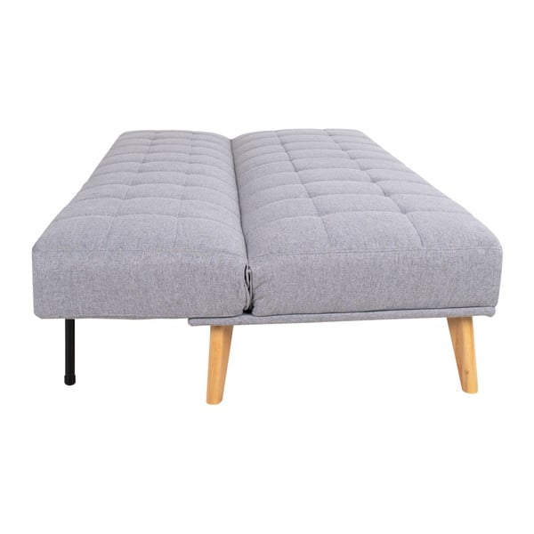 Divano letto grigio chiaro con gambe in betulla massiccia Oxford - House Nordic-image-3