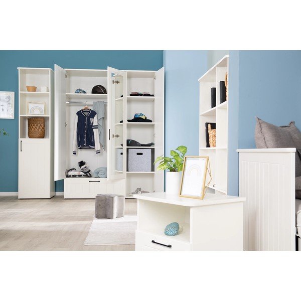 Libreria per bambini bianca 49x190 cm Sylt - Roba-image-3