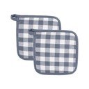 Presine in set in cotone 2 pz Gingham – Tiseco Home Studio