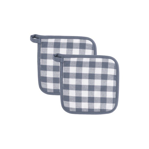 Presine in set in cotone 2 pz Gingham – Tiseco Home Studio