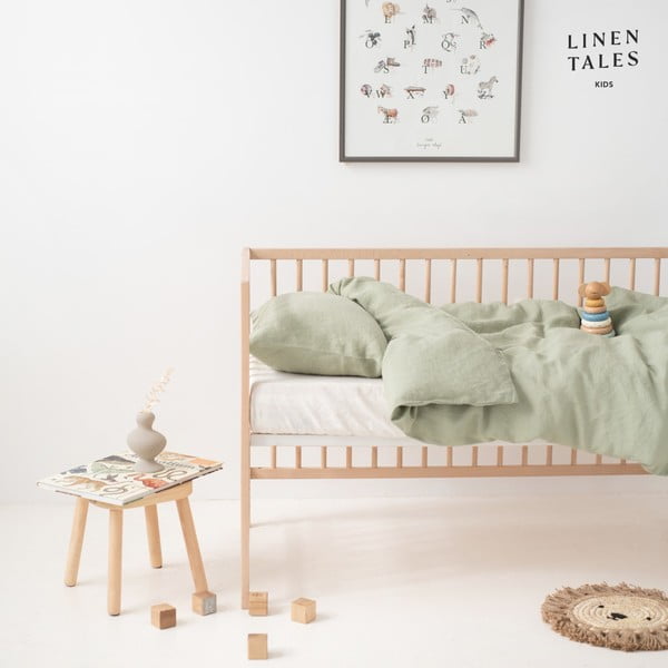 Biancheria da letto per culla 100x140 cm Sage - Linen Tales-image-2