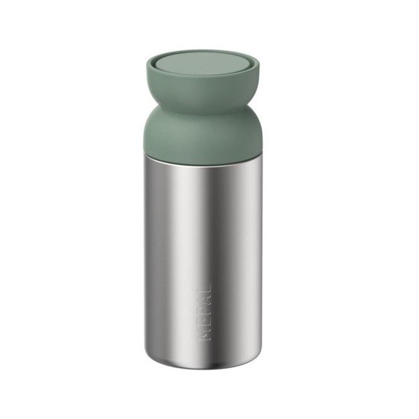 Tazza termica argentata/color salvia in acciaio inox 350 ml Ellipse – Mepal