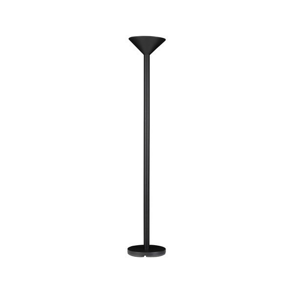 Lampada da terra nera opaca in metallo (altezza totale 165 cm) Tazu – Nova Luce