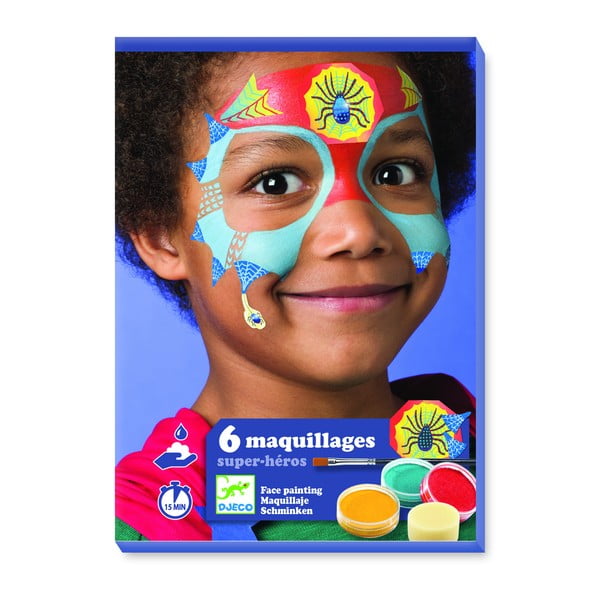 Set per la pittura del viso dei supereroi - Djeco