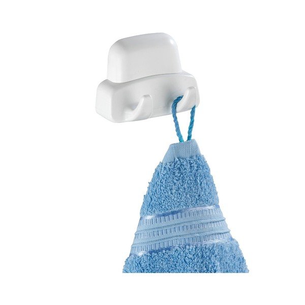 Gancio da parete bianco Duo Duo Pure - Wenko