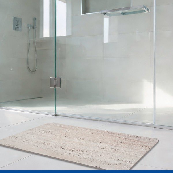 Tappetino per il bagno marrone chiaro in diatomite 50x80 cm Puna – Wenko-image-2