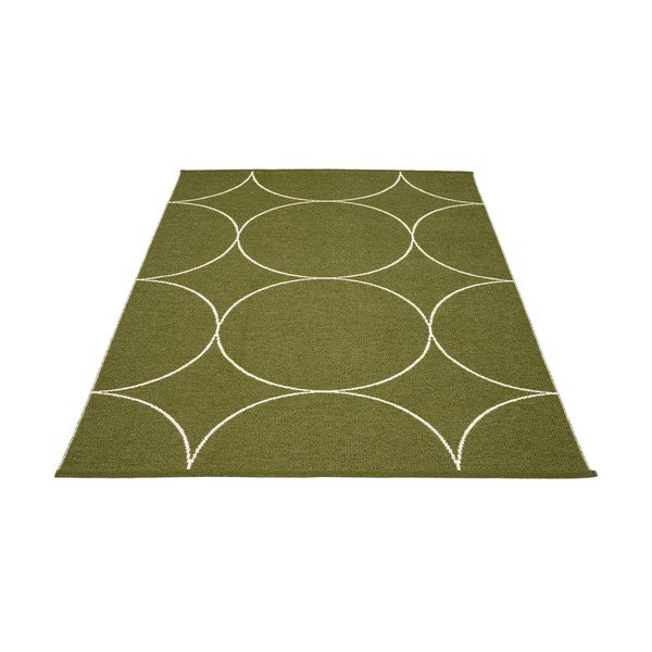 Tappeto da interno/esterno verde scuro 180x275 cm Boo Dark Olive – Pappelina