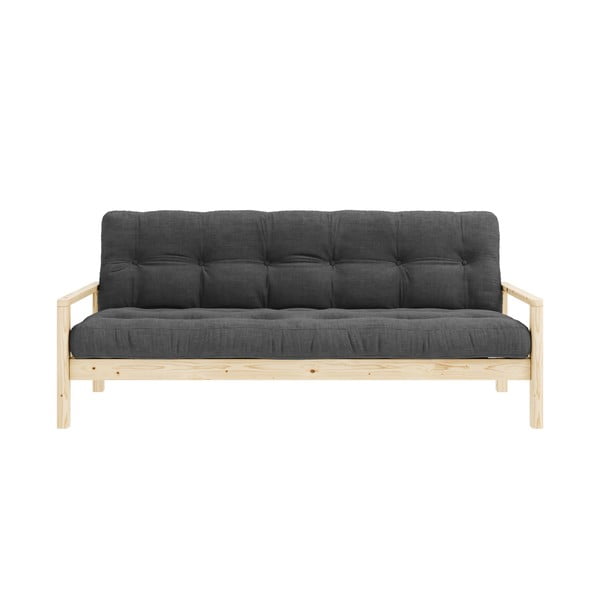 Divano letto nero-antracite 205 cm Knob - Karup Design