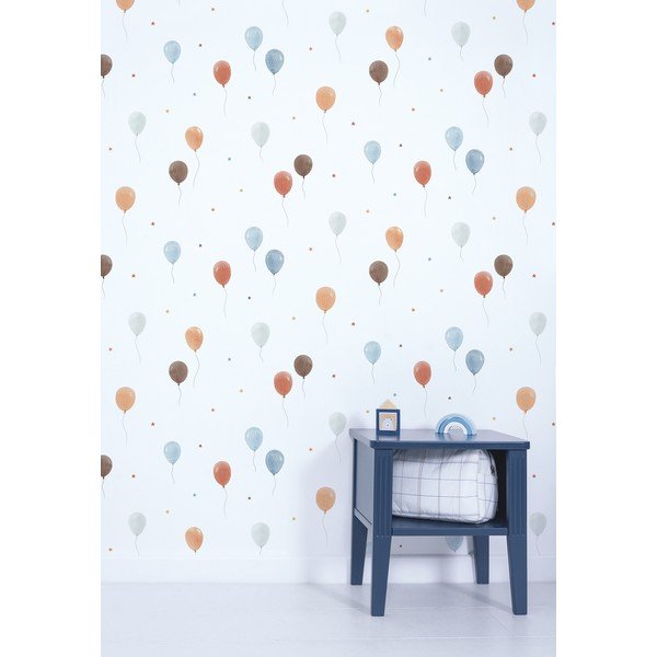 Carta da parati per bambini 10 m x 50 cm Flying Ballons - Lilipinso-image-1