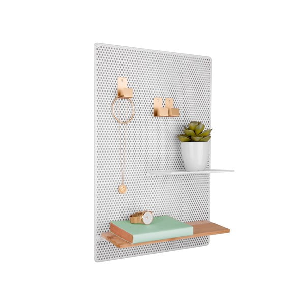 Bacheca in metallo bianco Perky, 34,5 x 52,5 cm Perky - PT LIVING-image-2