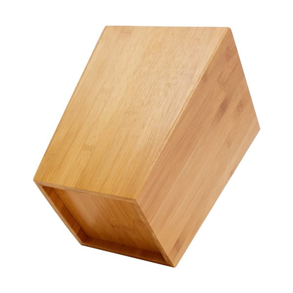 Cestino per la spazzatura di colore naturale in bambù 3 l – MSV-image-3