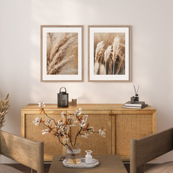 Set di dipinti 2 pz 30x40 cm Selloana – Styler-image-1