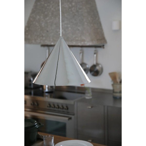 Lampadario argentato in metallo con paralume in metallo ø 37,5 cm Tip – Markslöjd-image-1