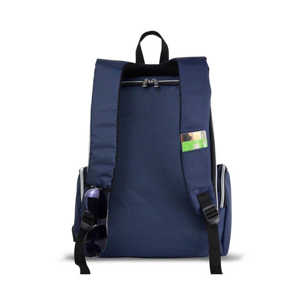 Zaino blu scuro per mamme con porta USB Lo zaino per la cura del bambino di My Valice MOTHER STAR - Myvalice-image-1