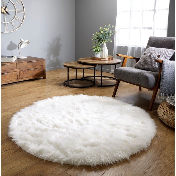 Pelliccia sintetica bianca Sheepskin - Flair Rugs-image-1