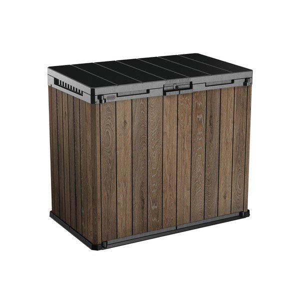 Cassetta di plastica marrone scuro per il giardino Deco - Keter