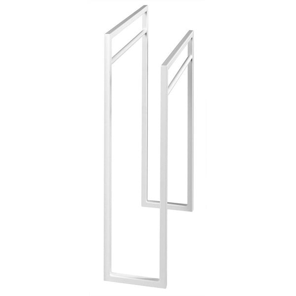 Porta asciugamani in acciaio bianco Ska - Sapho-image-1