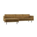 Divano angolare giallo ocra (con penisola a destra/con chaise lounge) Rodeo – WOOOD