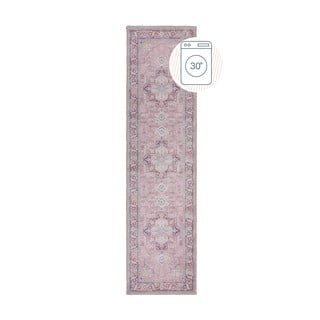 Passatoia lavabile rosso chiaro con fibra riciclata 60x230 cm Windsor - Flair Rugs