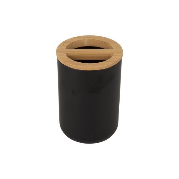Set di accessori da bagno in plastica nera Decent - PT LIVING-image-3