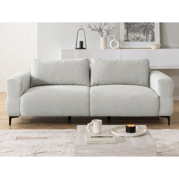 Divano grigio chiaro 217 cm Helio – Ropez-image-2
