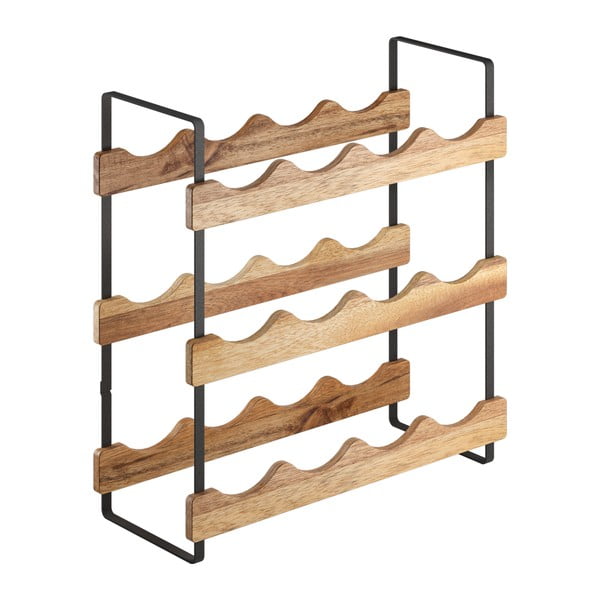 Portabottiglie per vino in legno numero di bottiglie 12 York – Metaltex