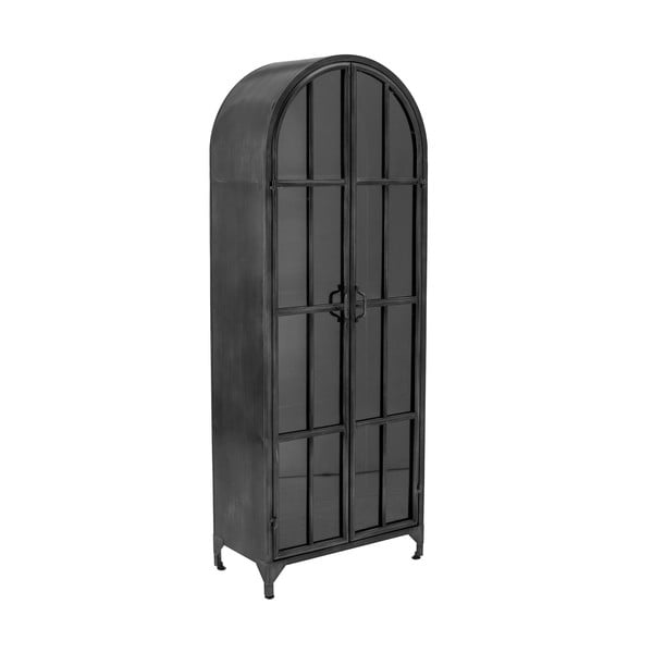 Vetrina in metallo nero 56,5x152,5 cm Papole - Bloomingville-image-2