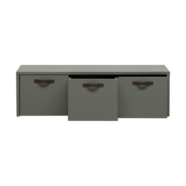 Mobile per bambini verde-grigio in legno di pino 120x36 cm Stage - vtwonen-image-3