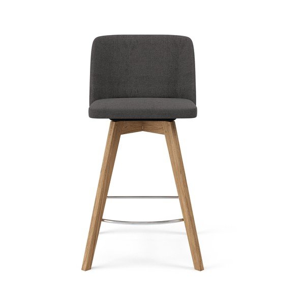 Set di 2 sedie da bar grigie Tom, altezza 89 cm - Tenzo