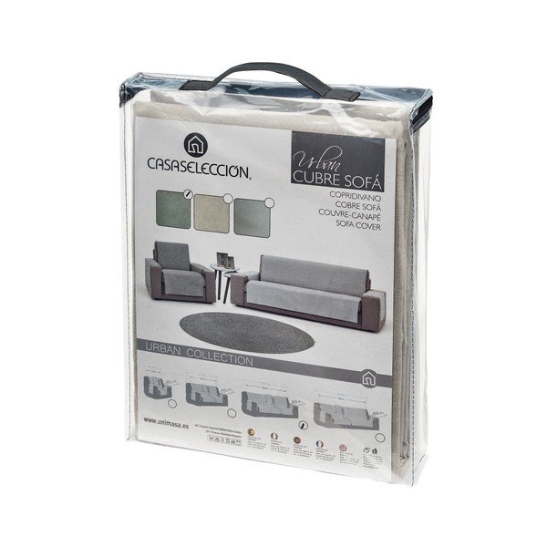 Copridivano a 3 posti marrone chiaro Urban - Casa Selección-image-4