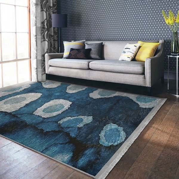 Tappeto blu 80x150 cm - Mila Home-image-4