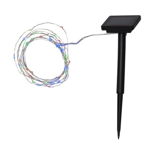 Catena LED solare per esterni con LED colorati, lunghezza 5 m Dew Drop - Star Trading