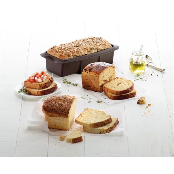 Stampo da forno in silicone adatto per pane 12,5x27,5 cm – Lékué-image-4