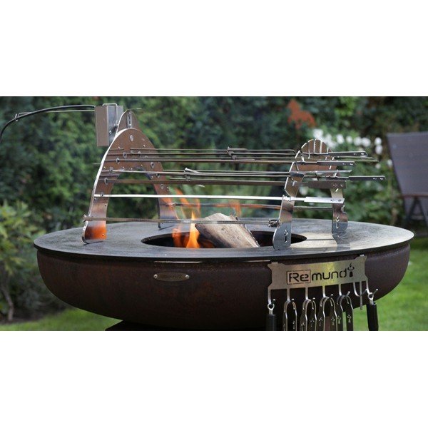 Set di spiedini in acciaio inox 3 pz Rotisserie – Remundi-image-3